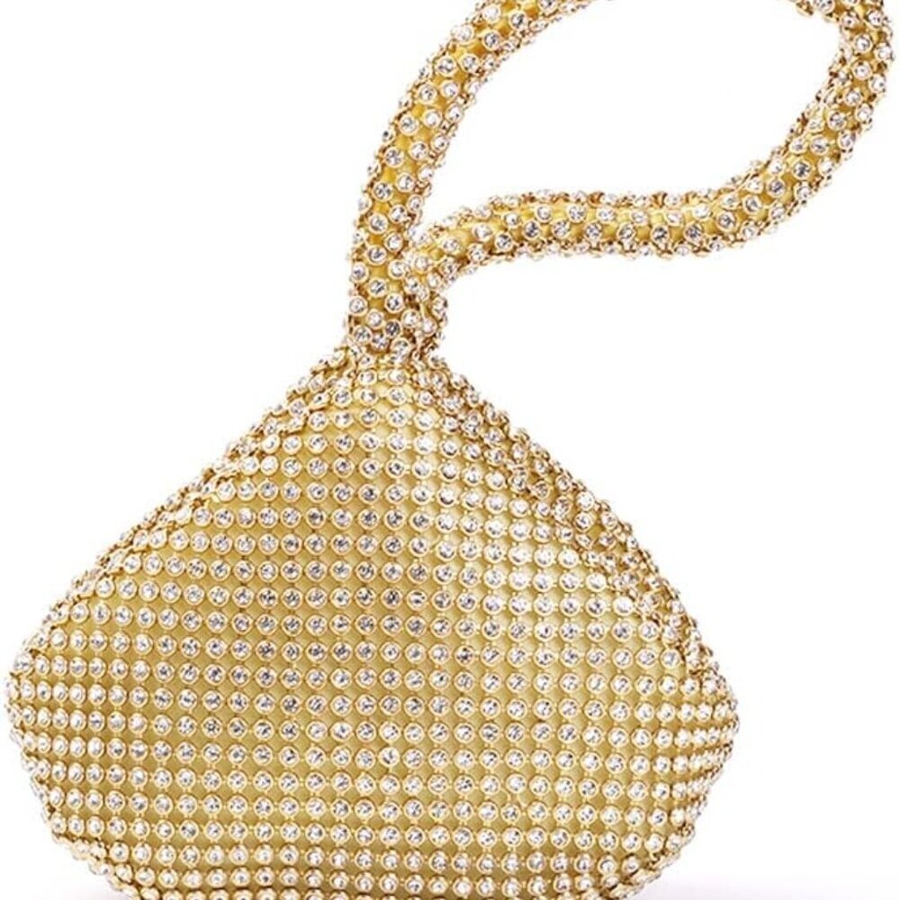 COPY - Women's Evening Bags Glitter Rhinestone Triangle Purse Party Prom Weddin…